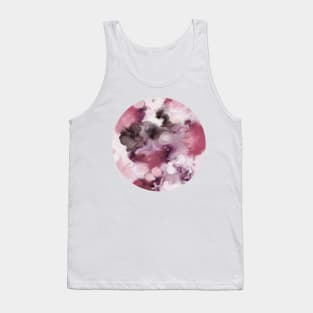 Organic Abstract in shades of plum Tank Top